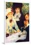 The End of The Breakfast-Pierre-Auguste Renoir-Framed Art Print