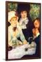 The End of The Breakfast-Pierre-Auguste Renoir-Framed Art Print