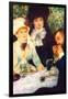 The End of The Breakfast-Pierre-Auguste Renoir-Framed Art Print