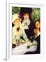 The End of The Breakfast-Pierre-Auguste Renoir-Framed Art Print