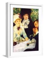 The End of The Breakfast-Pierre-Auguste Renoir-Framed Art Print