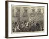 The End of the Carlist War, Reception of King Alfonso in Madrid-null-Framed Giclee Print