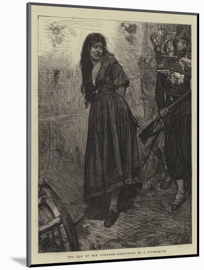 The End of the Commune, Execution of a Petroleuse-Robert Walker Macbeth-Mounted Giclee Print