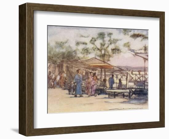 The End of the Day and the End of the Festival-Mortimer Ludington Menpes-Framed Giclee Print