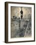 'The End of the Day-Gatun Lock', 1912-Joseph Pennell-Framed Giclee Print