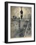 'The End of the Day-Gatun Lock', 1912-Joseph Pennell-Framed Giclee Print