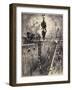 The End of the Day, Gatun Lock, 1912-Joseph Pennell-Framed Giclee Print