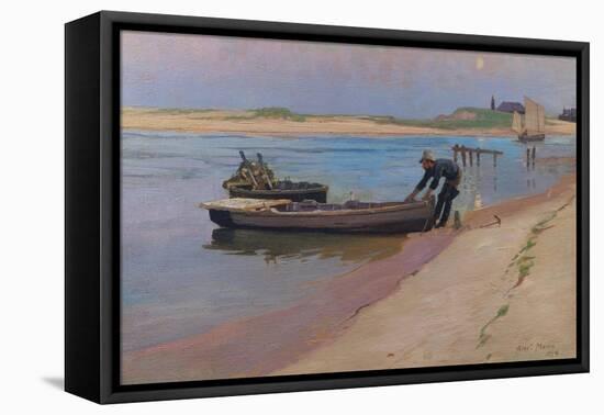 The End of the Day-Alexander Mann-Framed Stretched Canvas