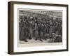 The End of the Holidays, Eton Boys Leaving Paddington Station-Charles Joseph Staniland-Framed Giclee Print
