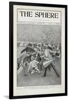 The End Of the Marathon Race - the Collapse Of Dorando in the Stadium'. the 1908 Olympic Games-null-Framed Giclee Print