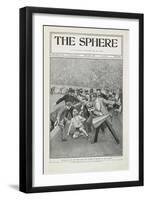 The End Of the Marathon Race - the Collapse Of Dorando in the Stadium'. the 1908 Olympic Games-null-Framed Premium Giclee Print
