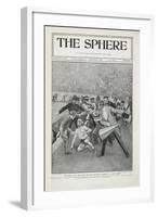 The End Of the Marathon Race - the Collapse Of Dorando in the Stadium'. the 1908 Olympic Games-null-Framed Giclee Print