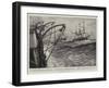 The End of the Naval Manoeuvres, the Triuphant Return of the Reserve Fleet with the Convoy-William T. Maud-Framed Giclee Print