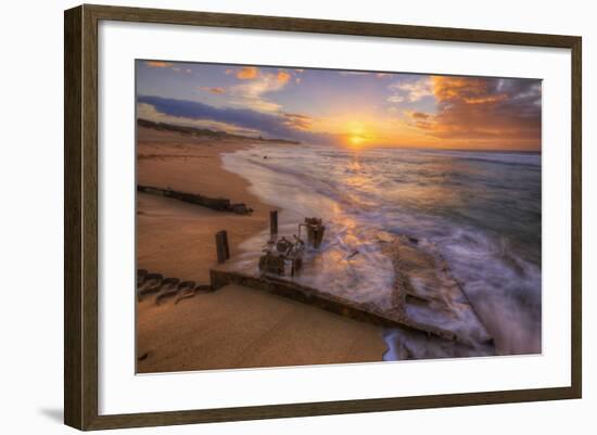 The End of the Road, Polihale Beach, Kauai Hawaii-Vincent James-Framed Photographic Print