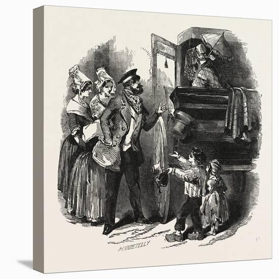 The End of the Season, 1846, Off to Paris: Courier and Travelling Carriage-null-Stretched Canvas