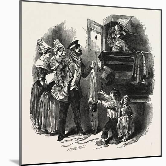 The End of the Season, 1846, Off to Paris: Courier and Travelling Carriage-null-Mounted Giclee Print
