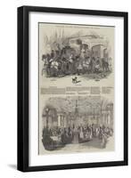 The End of the Season, 1846, Off to Paris-null-Framed Giclee Print