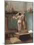 The End of the Sitting, C.1896-Jean Leon Gerome-Mounted Giclee Print