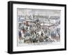 The End of the Strike by Dock Workers at the Port of Marseilles, France, 1904-null-Framed Giclee Print