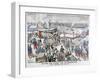 The End of the Strike by Dock Workers at the Port of Marseilles, France, 1904-null-Framed Giclee Print