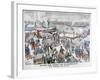 The End of the Strike by Dock Workers at the Port of Marseilles, France, 1904-null-Framed Giclee Print