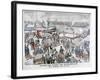 The End of the Strike by Dock Workers at the Port of Marseilles, France, 1904-null-Framed Giclee Print