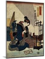 The End of the Twelfth Month (From the Series 'The Twelve Months), C1840-C1848-Ikeda Eisen-Mounted Giclee Print