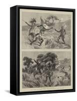 The End of the Zulu War, Incidents at Ulundi-Charles Edwin Fripp-Framed Stretched Canvas