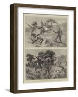 The End of the Zulu War, Incidents at Ulundi-Charles Edwin Fripp-Framed Giclee Print