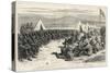 The End of the Zulu War, The Surrender of Native Chiefs to Sir G. Wolseley-Godefroy Durand-Stretched Canvas