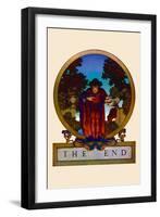 The End-Maxfield Parrish-Framed Art Print