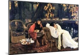 The End-James Tissot-Mounted Art Print