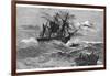 The 'Endeavour' on the Reef, Australia, 1770-null-Framed Giclee Print