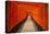 The Endless Red Gates of Kyoto's Fushimi Inari Shrine, Kyoto, Japan, Asia-Michael Runkel-Stretched Canvas