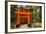 The Endless Red Gates (Torii) of Kyoto's Fushimi Inari Shrine, Kyoto, Japan, Asia-Michael Runkel-Framed Photographic Print