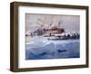 The Endurance Crushed in the Ice of the Weddell Sea, October 1915-George Marston-Framed Giclee Print