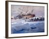 The Endurance Crushed in the Ice of the Weddell Sea, October 1915-George Marston-Framed Giclee Print