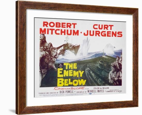 The Enemy Below, 1961-null-Framed Art Print