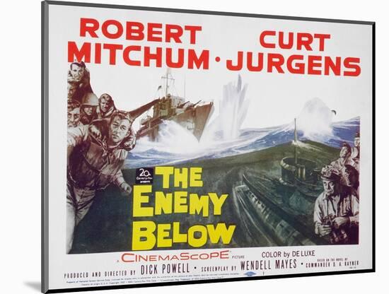 The Enemy Below, 1961-null-Mounted Art Print