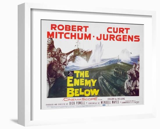 The Enemy Below, 1961-null-Framed Art Print