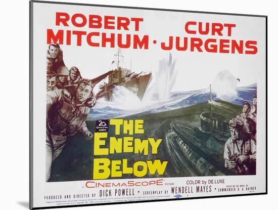 The Enemy Below, 1961-null-Mounted Art Print