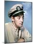 THE ENEMY BELOW by DickPowell with Robert Mitchum, 1957 (photo)-null-Mounted Photo