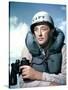 THE ENEMY BELOW by DickPowell with Robert Mitchum, 1957 (photo)-null-Stretched Canvas