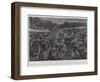 The Engagement at Vlakfontein, the Derbyshires Retaking the Guns at the Point of the Bayonet-Richard Caton Woodville II-Framed Giclee Print