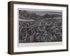 The Engagement at Vlakfontein, the Derbyshires Retaking the Guns at the Point of the Bayonet-Richard Caton Woodville II-Framed Giclee Print