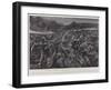 The Engagement at Vlakfontein, the Derbyshires Retaking the Guns at the Point of the Bayonet-Richard Caton Woodville II-Framed Giclee Print