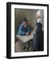 The Engagement of the Maidservant, C1864-1900-Mihaly Munkacsy-Framed Giclee Print