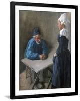 The Engagement of the Maidservant, C1864-1900-Mihaly Munkacsy-Framed Premium Giclee Print