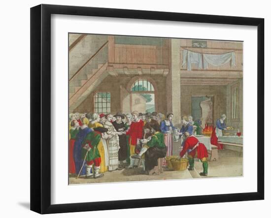 The Engagement Party-Jacques Stella-Framed Giclee Print