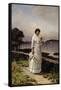 The Engagement Ring-Alfred Thompson Bricher-Framed Stretched Canvas